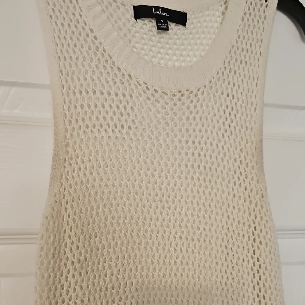 Lulu's Cream Sleeveless Knit Maxi Dress - Picture 3 of 5